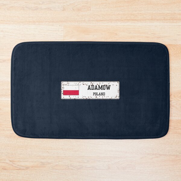Item preview, Adamow Poland License Plate Style Sign - Polish Village Sign designed and sold by jeshands.
