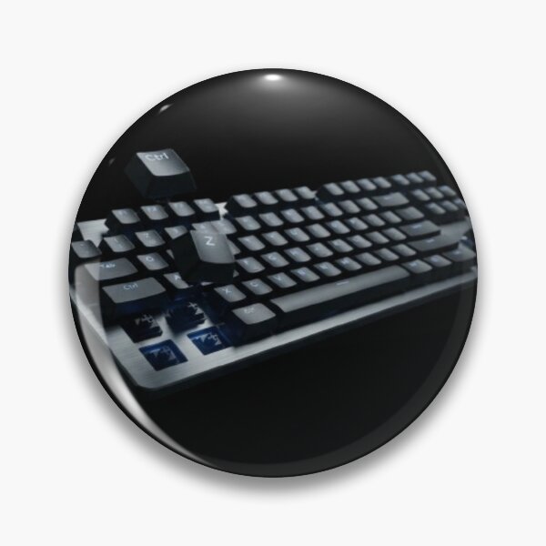 Item preview, Modern Mechanical Keyboard and Computer Setup Art designed and sold by DailySparks.