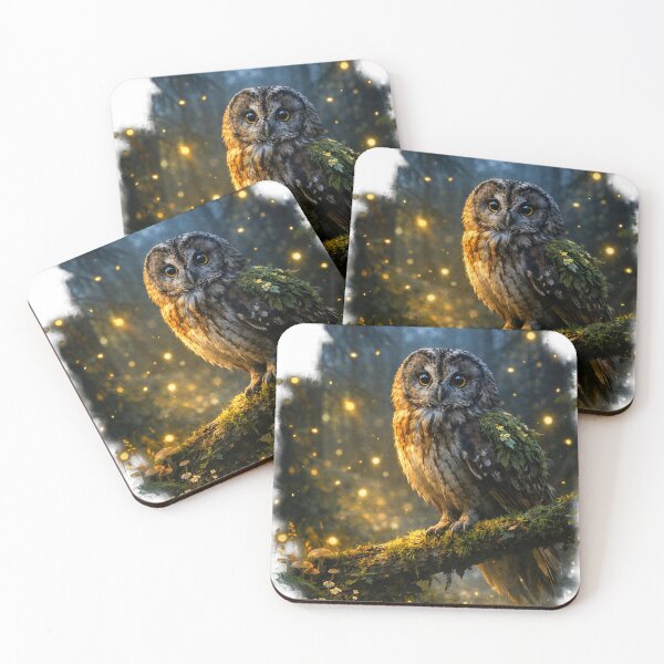 Item preview, ForestOwl–KeeperoftheQuietNight designed and sold by ANNART1602.