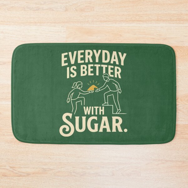 Item preview, Everyday Is Better With Sugar Sweet Couple Hiking Humor designed and sold by Amir Faysal.