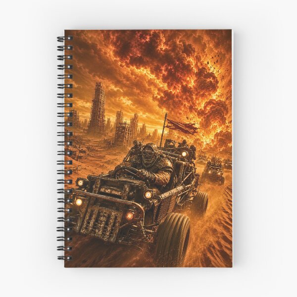Item preview, Post-Apocalyptic Survivor Driving Through Sandstorm | Cinematic Action Poster designed and sold by lavanya11.