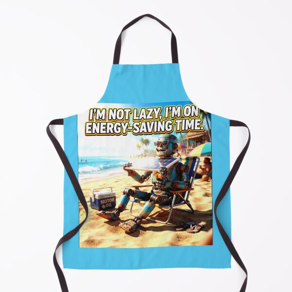 Item preview, Robot Enjoying Beach designed and sold by Iron El Studios.