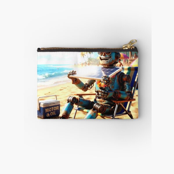 Item preview, Robot Enjoying Beach designed and sold by Iron El Studios.