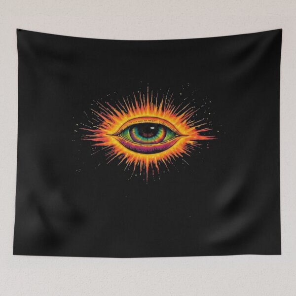 Item preview, Psychedelic Cosmic Eye Mushroom Art | Trippy Surreal Fantasy Art designed and sold by Gbriel3.