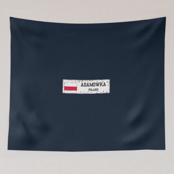 Item preview, Adamowka Poland License Plate Style Sign - Polish Village Sign designed and sold by jeshands.