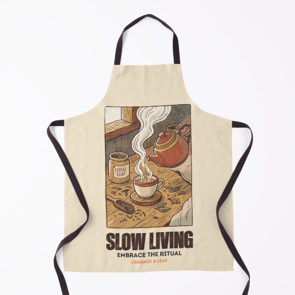 Item preview, Slow Living Vintage Tea Ritual Art designed and sold by FEBRICAST.