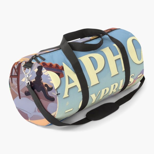 Item preview, Paphos, Cyprus: Vintage-Style Painterly Travel Poster designed and sold by LSVart.