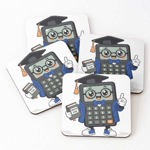 Item preview, Professor Calculator T-Shirt & Sticker | Cute Kawaii Math Teacher Mascot | STEM Student Gift designed and sold by Sunday.Supply.