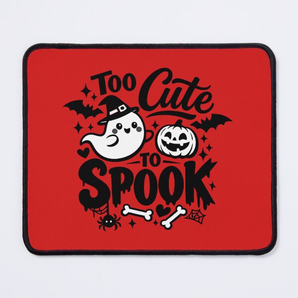 Item preview, Too Cute To Spook – Kawaii Ghost & Pumpkin Halloween Design designed and sold by DesignHouse07.