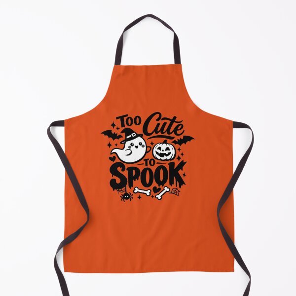 Item preview, Too Cute To Spook – Kawaii Ghost & Pumpkin Halloween Design designed and sold by DesignHouse07.