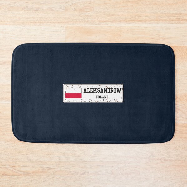 Item preview, Aleksandrow Poland License Plate Style Sign - Polish Town Sign designed and sold by jeshands.