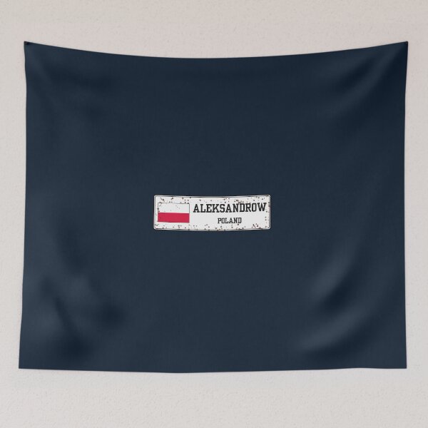 Item preview, Aleksandrow Poland License Plate Style Sign - Polish Town Sign designed and sold by jeshands.