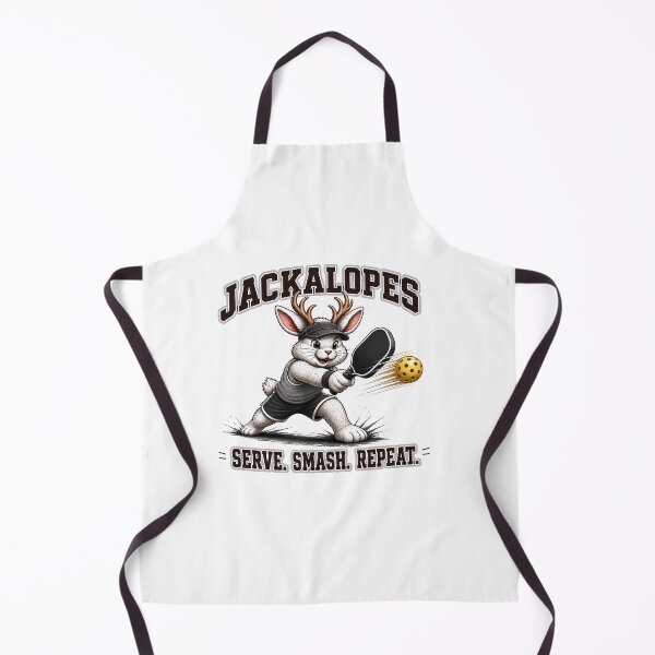 Item preview, Jackalopes Pickleball, Serve Smash Repeat - Cute Jackalope Pickleball T-Shirt | Retro Sports Design designed and sold by Clint Reno Designs.