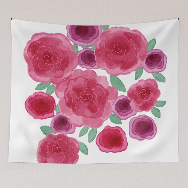 Item preview, Pink and Magenta Roses Bouquet designed and sold by BuckaBaby.
