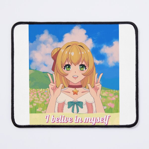 Item preview, Believe in Myself | Cute Anime Positive Affirmation | Mental Health Sticker | Self Love Quote | Kawaii Aesthetic designed and sold by OlgaLuna_design.