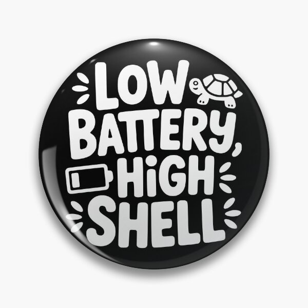 Item preview, Low Battery High Shell designed and sold by theartfulaspie.