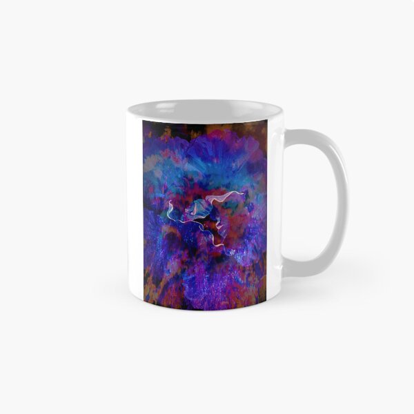 Item preview, Abstract Neon Bioluminescent Iris designed and sold by WitchyBotanicaArt.