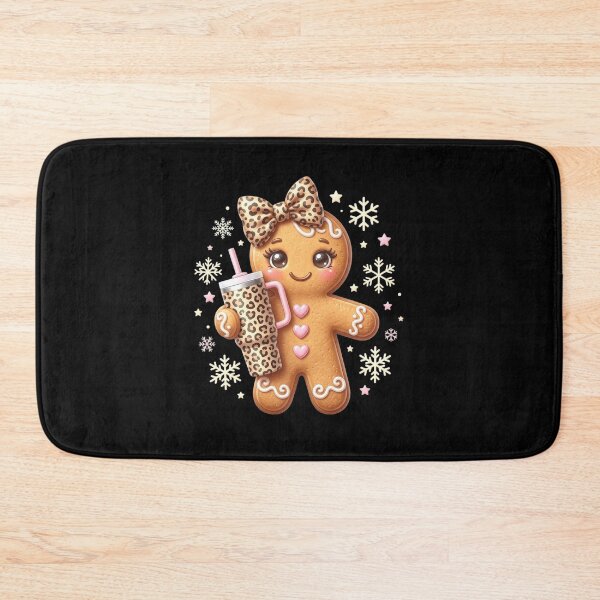 Item preview, Cute Gingerbread Leopard Coquette Christmas Xmas Girl Women designed and sold by clothesy7.