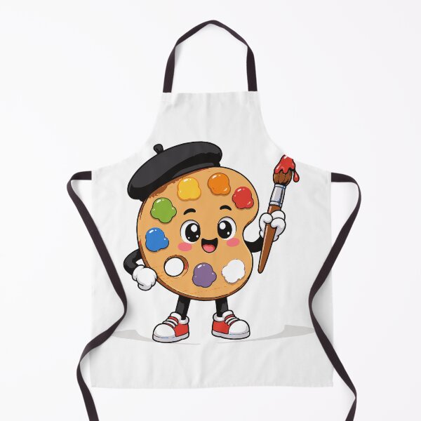 Item preview, Artist Palette T-Shirt & Sticker | Cute Kawaii Art Teacher Mascot | Creative School Gift designed and sold by Sunday.Supply.