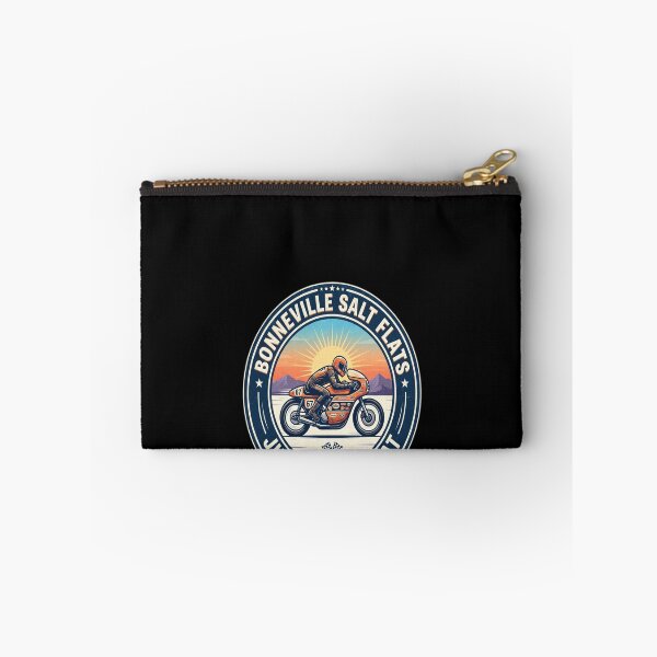 Item preview, Bonneville Salt Flats Vintage Retro Motorcycle Rider designed and sold by GiftingBob.
