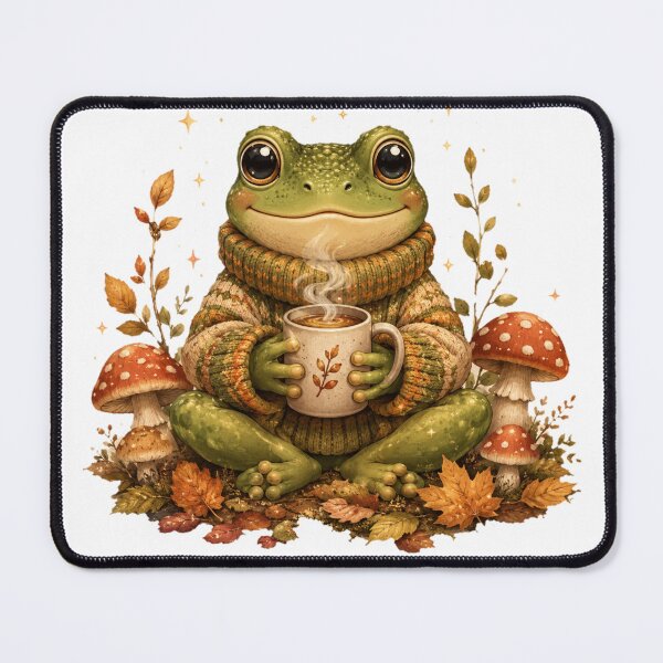Item preview, Chill Frog Illustration | Cute Relaxed Amphibian Aesthetic designed and sold by AAstore0013.