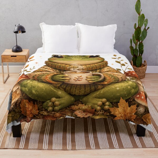 Item preview, Chill Frog Illustration | Cute Relaxed Amphibian Aesthetic designed and sold by AAstore0013.