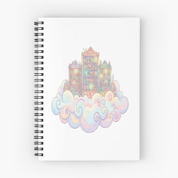 Item preview, Dreamy Floating Library Sticker | Pastel Fantasy Bookshelf | Cozy Book Lover Aesthetic | Cute Reading Vinyl Decal designed and sold by AdityaShop18.