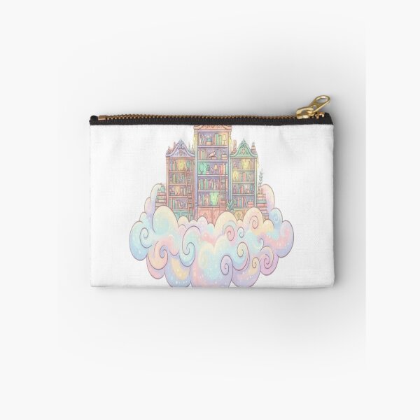 Item preview, Dreamy Floating Library Sticker | Pastel Fantasy Bookshelf | Cozy Book Lover Aesthetic | Cute Reading Vinyl Decal designed and sold by AdityaShop18.