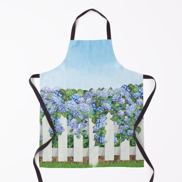 Item preview, Iconic Nantucket Blue Hydrangeas Fence designed and sold by Coastal Joy.
