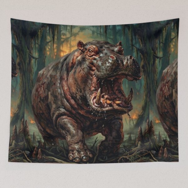 Item preview, Hungry The Beast Awakens Fine Art Tribute designed and sold by Art's Diner.