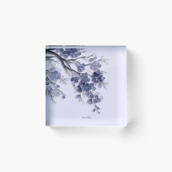 Item preview, Blue Blossom Branch Watercolor designed and sold by PebsPebs.