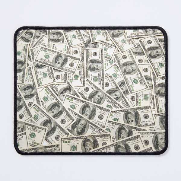 Item preview, Money Pattern Hundred Dollar Bills Cash Background Rich Wealth Aesthetic designed and sold by Divine Ease.