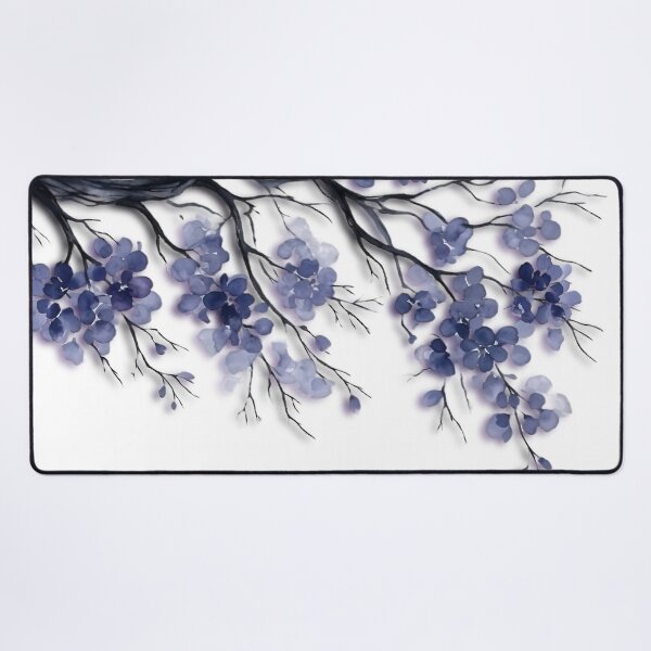 Item preview, Blue Blossom Branch Watercolor designed and sold by PebsPebs.