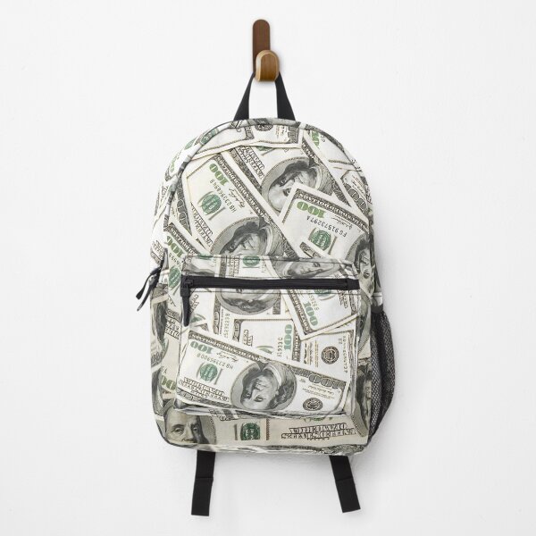 Item preview, Money Pattern Hundred Dollar Bills Cash Background Rich Wealth Aesthetic designed and sold by Divine Ease.