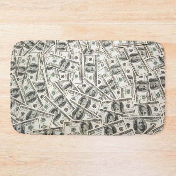 Item preview, Money Pattern Hundred Dollar Bills Cash Background Rich Wealth Aesthetic designed and sold by Divine Ease.