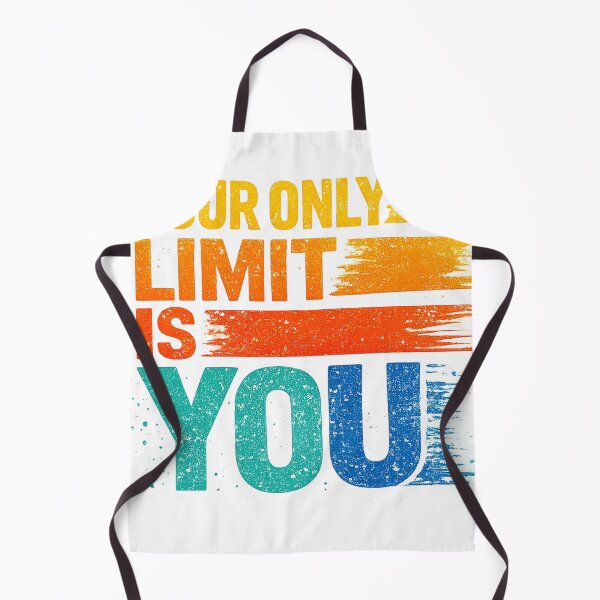 Item preview, Your Only Limit Is You Motivational Typography | Vintage Distressed Inspirational Quote designed and sold by CreativeNest Prints.