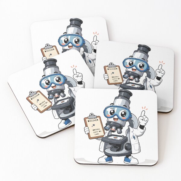 Item preview, Professor Microscope T-Shirt & Sticker | Cute Kawaii Science Teacher Mascot | STEM Gift designed and sold by Sunday.Supply.