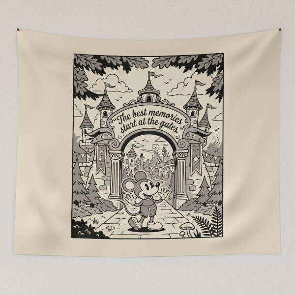 Item preview, The Best Memories Start at the Gates designed and sold by Trippin-Tito's.