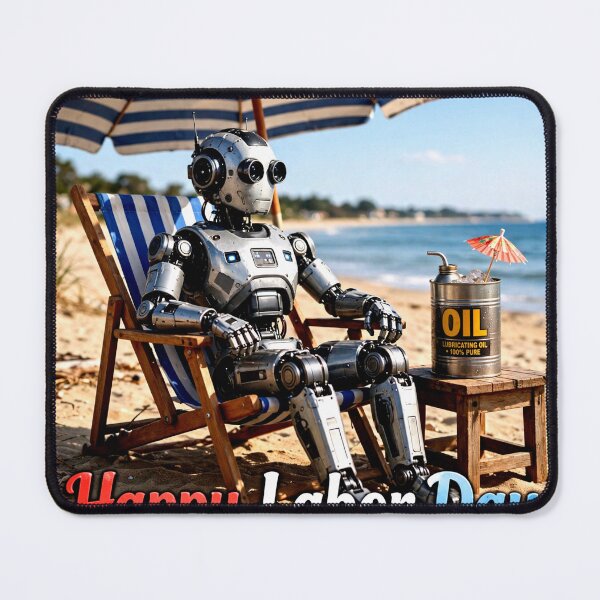 Item preview, Robot Relaxing on Beach 02 designed and sold by Iron El Studios.