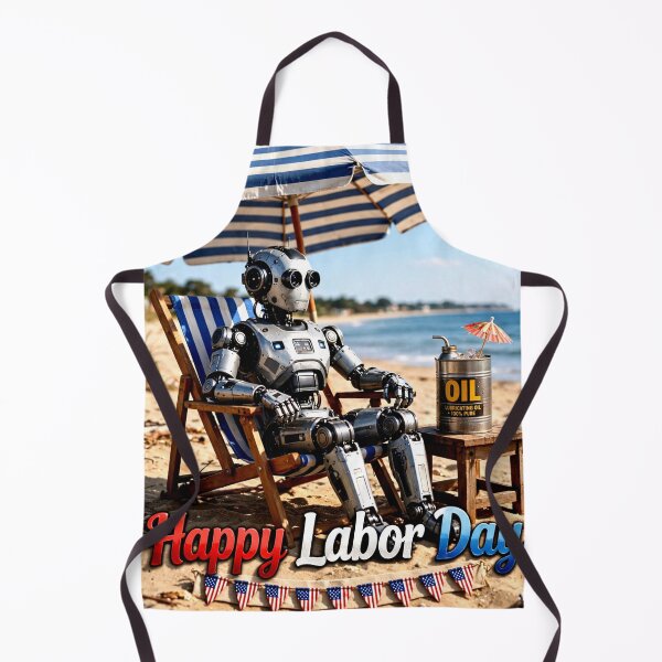 Item preview, Robot Relaxing on Beach 02 designed and sold by Iron El Studios.