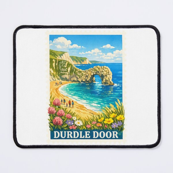 Item preview, Durdle Door Travel Stamp designed and sold by RebelCactusStore.