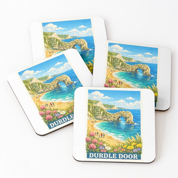 Item preview, Durdle Door Travel Stamp designed and sold by RebelCactusStore.