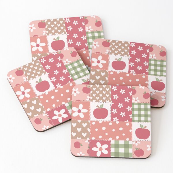 Item preview, Autumn Apple Patchwork designed and sold by CreativeDraws42.