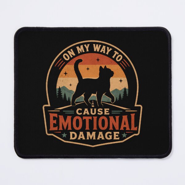 Item preview, On My Way To Cause Emotional Damage designed and sold by DemureArtsy.