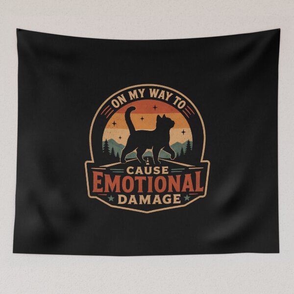 Item preview, On My Way To Cause Emotional Damage designed and sold by DemureArtsy.
