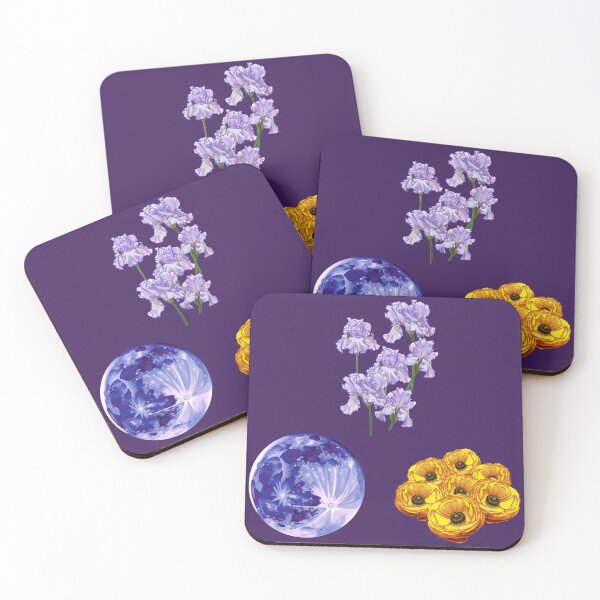 Item preview, Moonlit Flowers Collection designed and sold by KrystalBStudios.