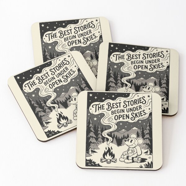 Item preview, The Best Stories Begin Under Open Skies designed and sold by Trippin-Tito's.