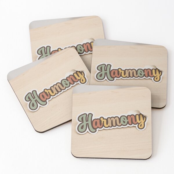 Artikelvorschau, Harmony Retro Wellenförmiger Textaufkleber entworfen und verkauft von WrittenBye.