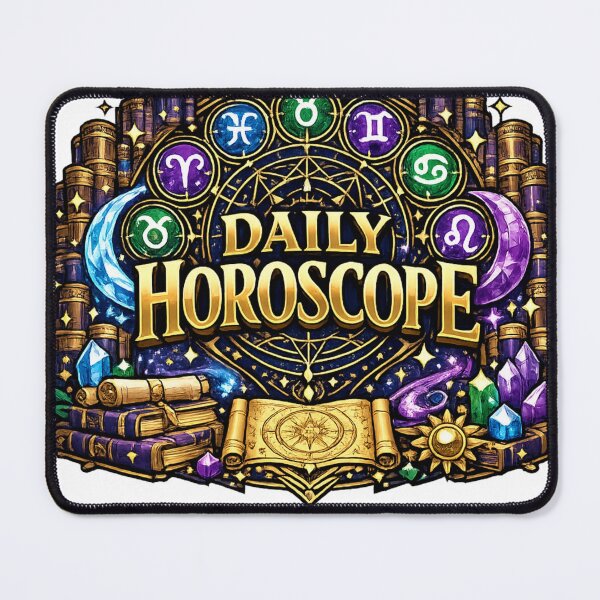 Item preview, Mystical Zodiac Astrology Library Daily Horoscope Fantasy Design designed and sold by irfanshikh.