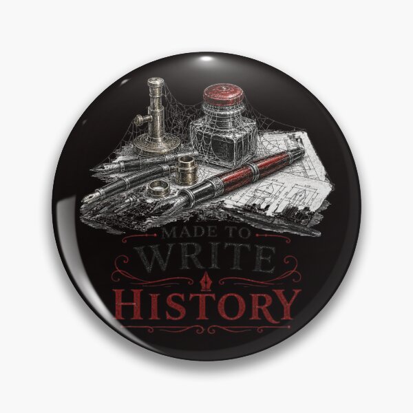 Item preview, Vintage Fountain Pen Workshop – Made to Write History Engraving Illustration designed and sold by Tadeusz1.